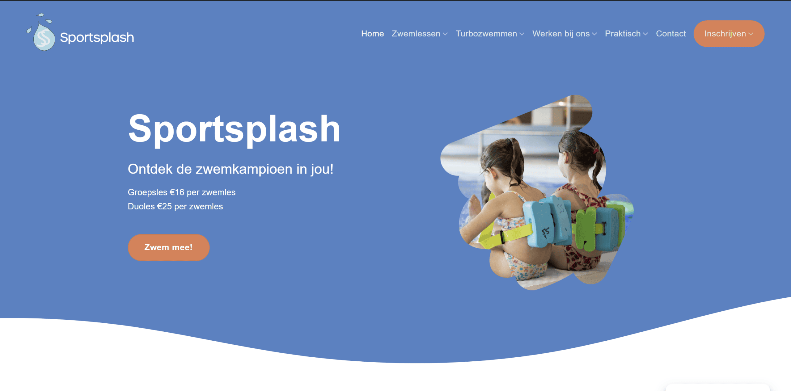 Nieuwe website van Sportsplash